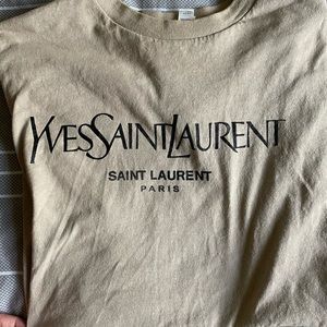 YSL tee. not the authentic one